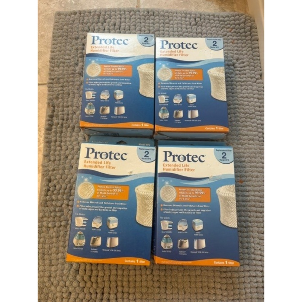 Protec WF2 Replacement Humidifier Filter Extended Life Lot of 4 Vicks Honeywell